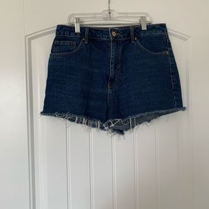 Denim shorts